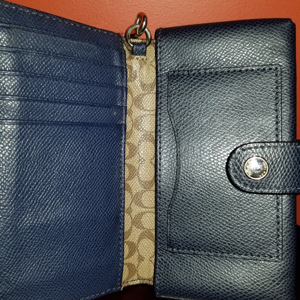 Coach phone case wallet